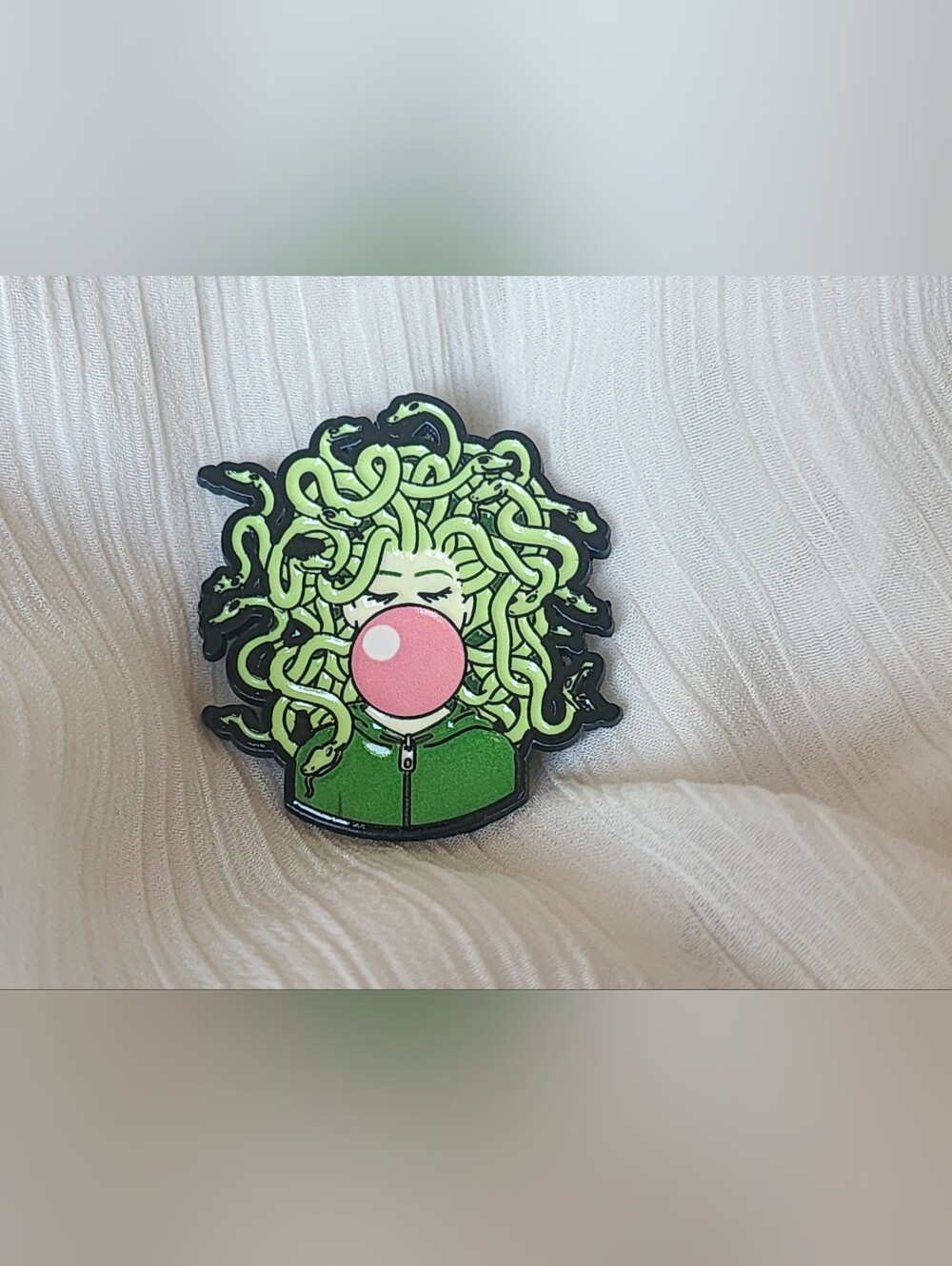 🐍🍬Medusa Bubblegum Enamel Pin